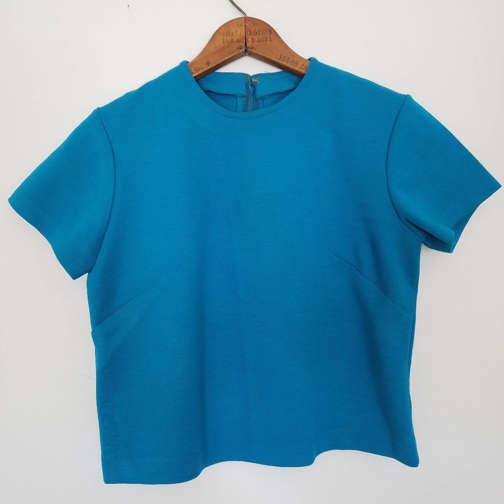Vintage Bold Azul 60's midi top